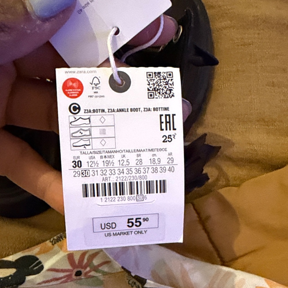 Zara Elegant Black Ankle Boots